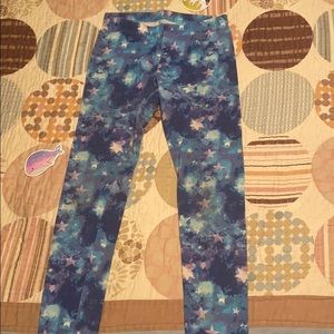 Kids medium galaxy leggings